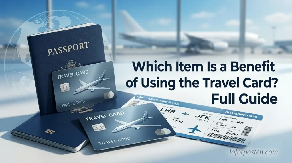 which item is a benefit of using the travel cardwebp