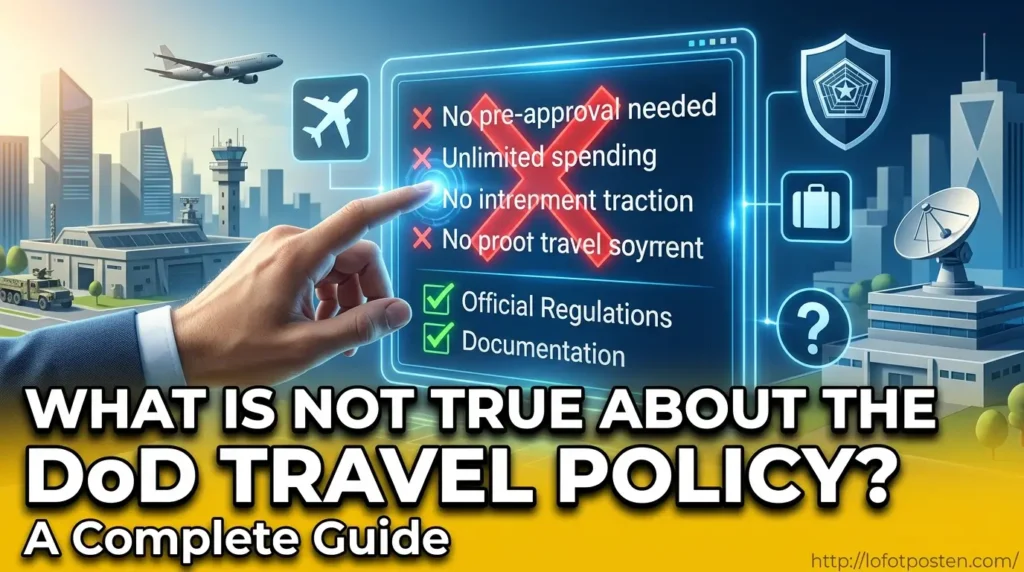 what is not true about do travel policy
