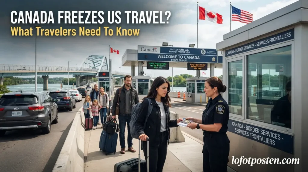 Canada Freezes US Travel