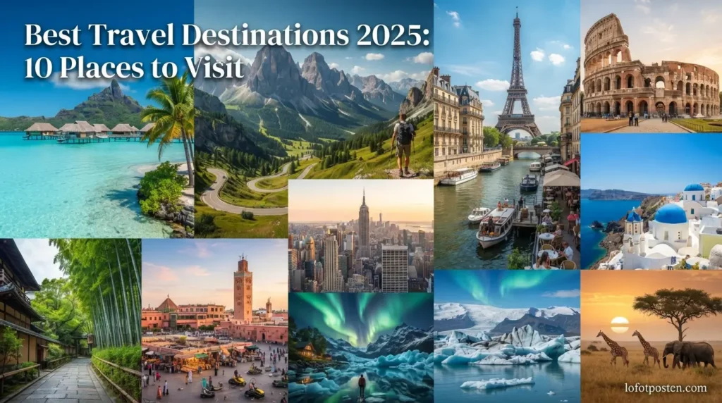 Best Travel Destinations 2025